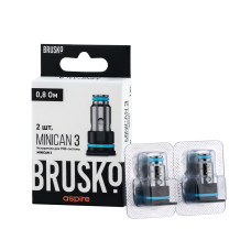 Испаритель Brusko Minican 3, 0.8 Ом 1 шт Испаритель Brusko Minican 3, 0.8 Ом 1 шт