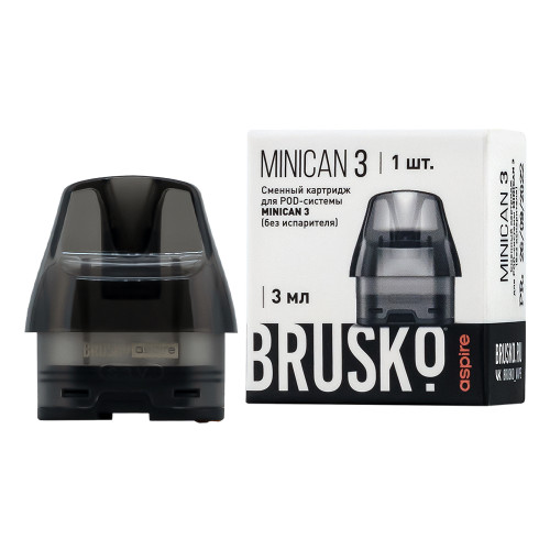 Сменный Картридж Brusko Minican 3, 3мл Сменный Картридж Brusko Minican 3, 3мл