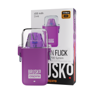 Brusko Minican Flick 650 мАч Фиолетовый Brusko Minican Flick 650 мАч Фиолетовый