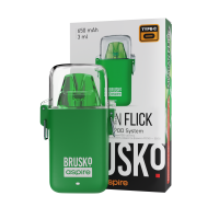 Brusko Minican Flick 650 мАч Зеленый Brusko Minican Flick 650 мАч Зеленый
