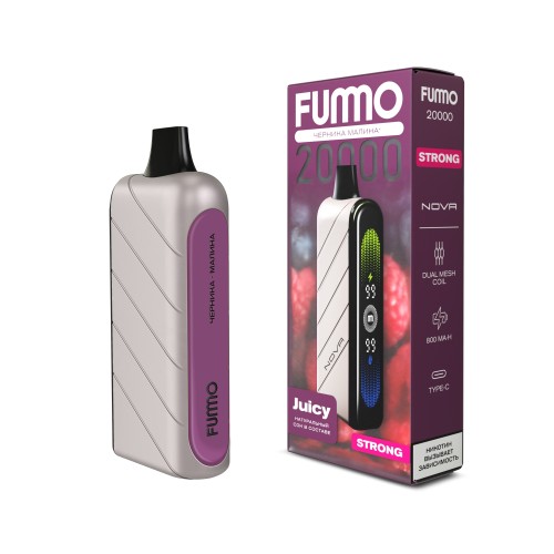 Fummo Nova 20000 Strong Черника Малина Fummo Nova 20000 Strong Черника Малина
