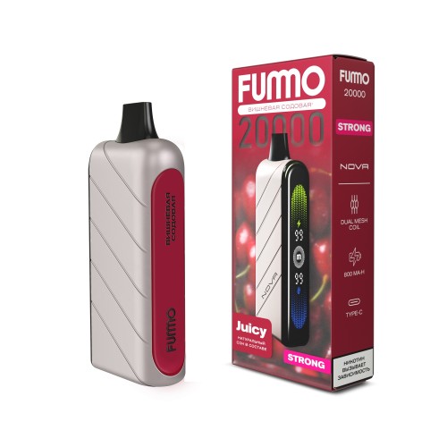 Fummo Nova 20000 Strong Вишнёвая Содовая Fummo Nova 20000 Strong Вишнёвая Содовая