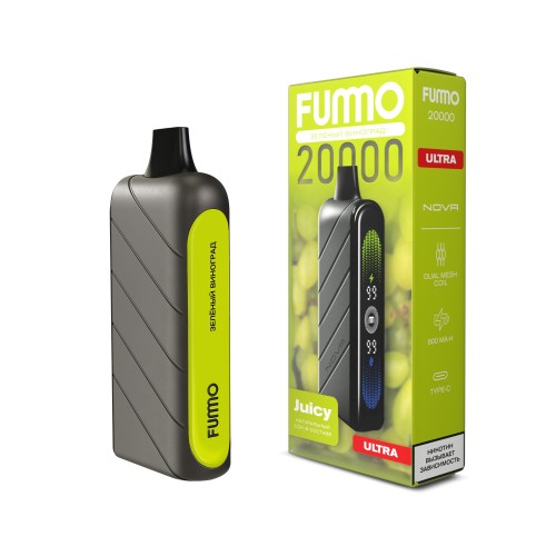 Fummo Nova 20000 Ultra Зелёный Виноград Fummo Nova 20000 Ultra Зелёный Виноград
