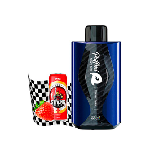 Puffmi Tank Strawberry Energy (Клубничный Энергетик) 20000 затяжек Puffmi Tank Strawberry Energy (Клубничный Энергетик) 20000 затяжек