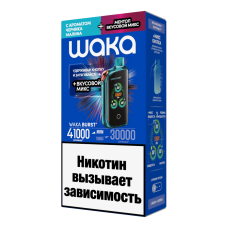 Waka Burst 41000 Черника Малина + Ментол Вкусовой Микс Waka Burst 41000 Черника Малина + Ментол Вкусовой Микс
