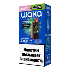 Waka Burst 41000 Клубника + Лимонад Кислый Микс Waka Burst 41000 Клубника + Лимонад Кислый Микс