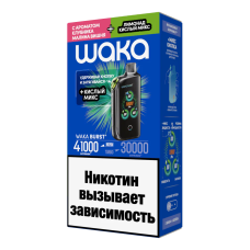 Waka Burst 41000 Клубника Малина Вишня + Лимонад Кислый Микс Waka Burst 41000 Клубника Малина Вишня + Лимонад Кислый Микс