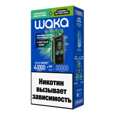 Waka Burst 41000 Лимон Лайм + Содовая Кислый Микс Waka Burst 41000 Лимон Лайм + Содовая Кислый Микс