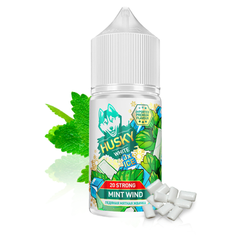 Жидкость Husky White 3X ICE Mint Wind (Мятная Жвачка) 20мг 30мл Жидкость Husky White 3X ICE Mint Wind (Мятная Жвачка) 20мг 30мл