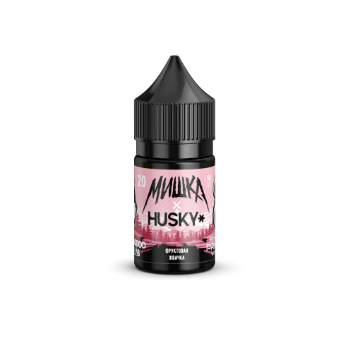 Жидкость Мишка x Husky Фруктовая Жвачка 20мг Strong 30мл