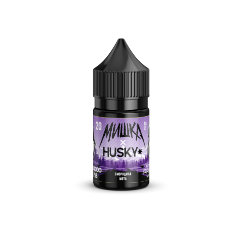 Жидкость Мишка x Husky Смородина Мята 20мг Strong 30мл